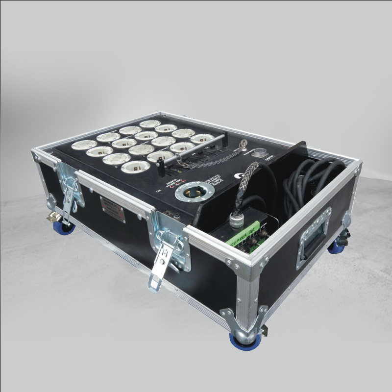 CASE DISTRO 8CH CON RUEDAS