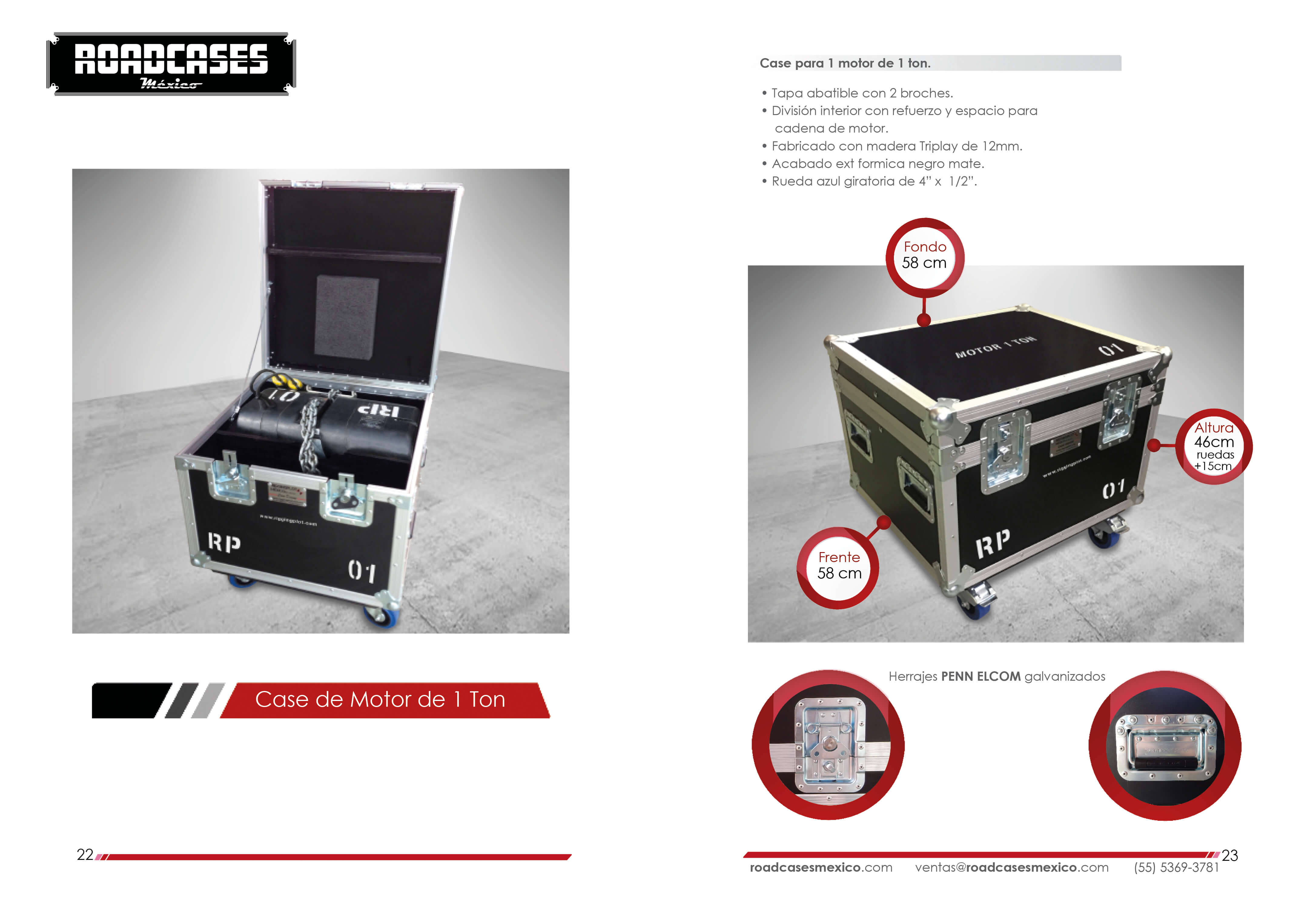 ficha case motor 1 ton motor cm lodestar roadcasesmexico