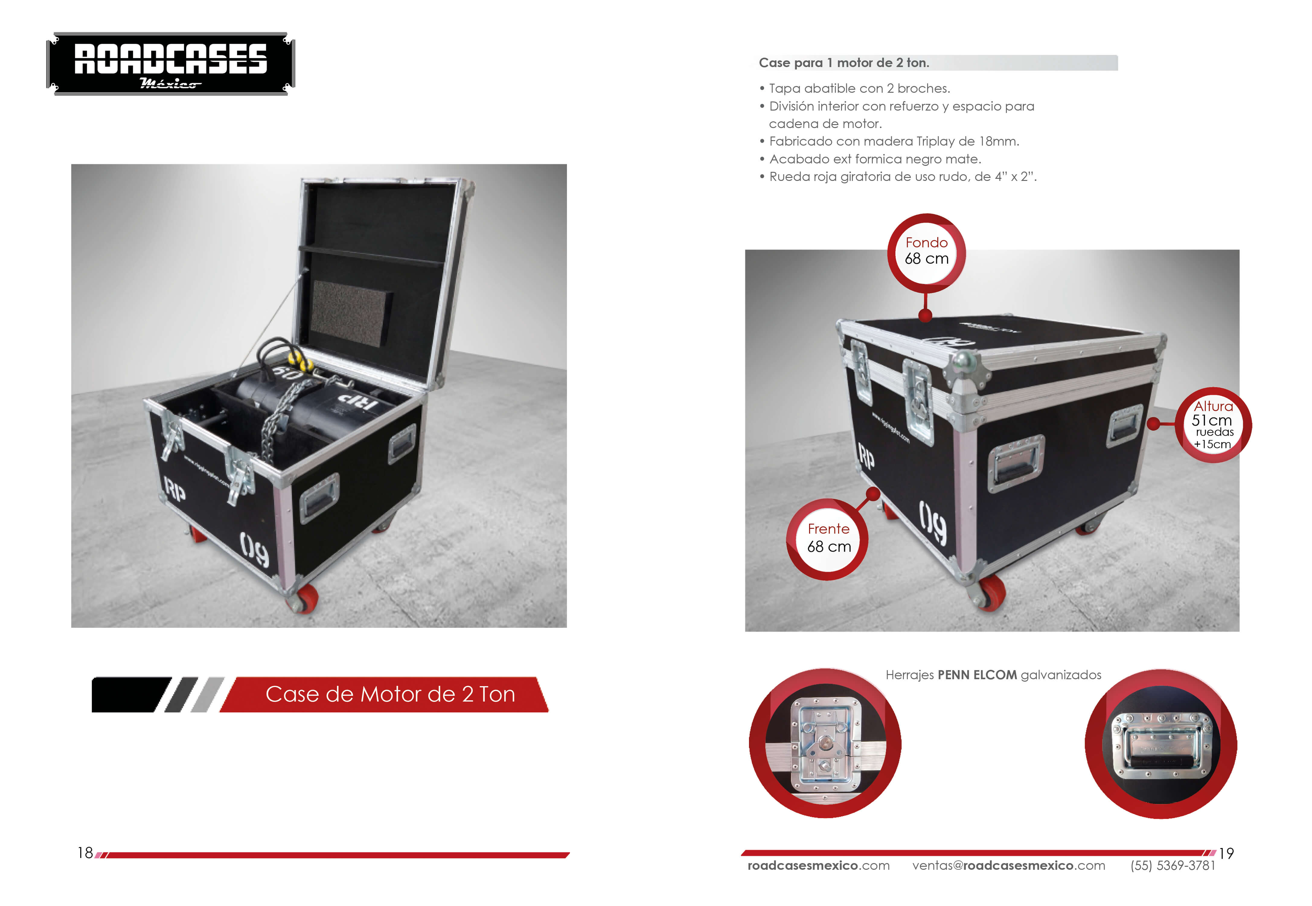 ficha case motor 2 ton motor cm lodestar roadcasesmexico