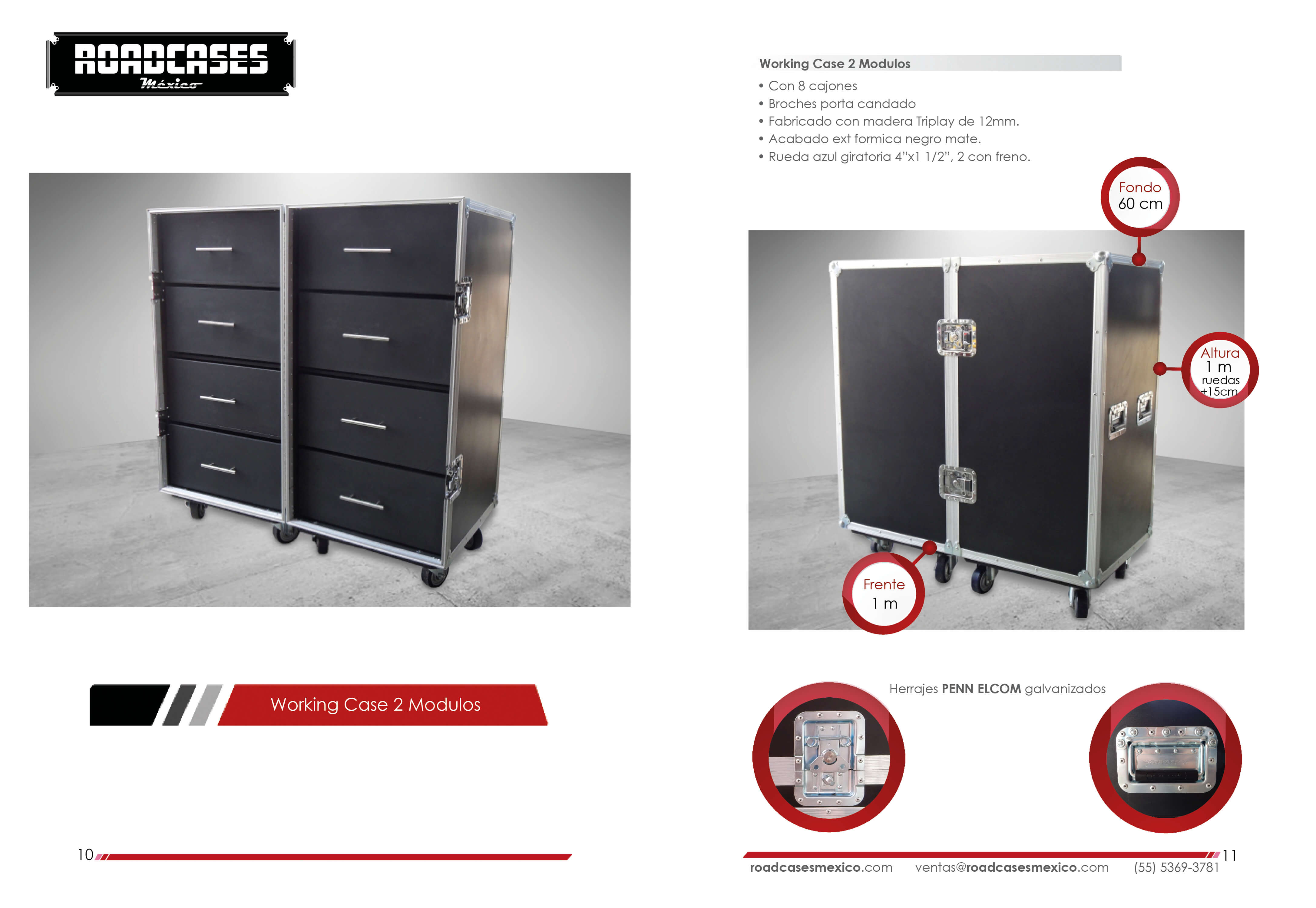 ficha working case duo produccion roadcasesmexico
