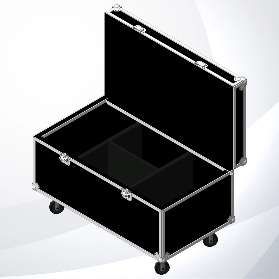 Vista Isométrica Case para 2 motores de 1 Ton CM Lodestar