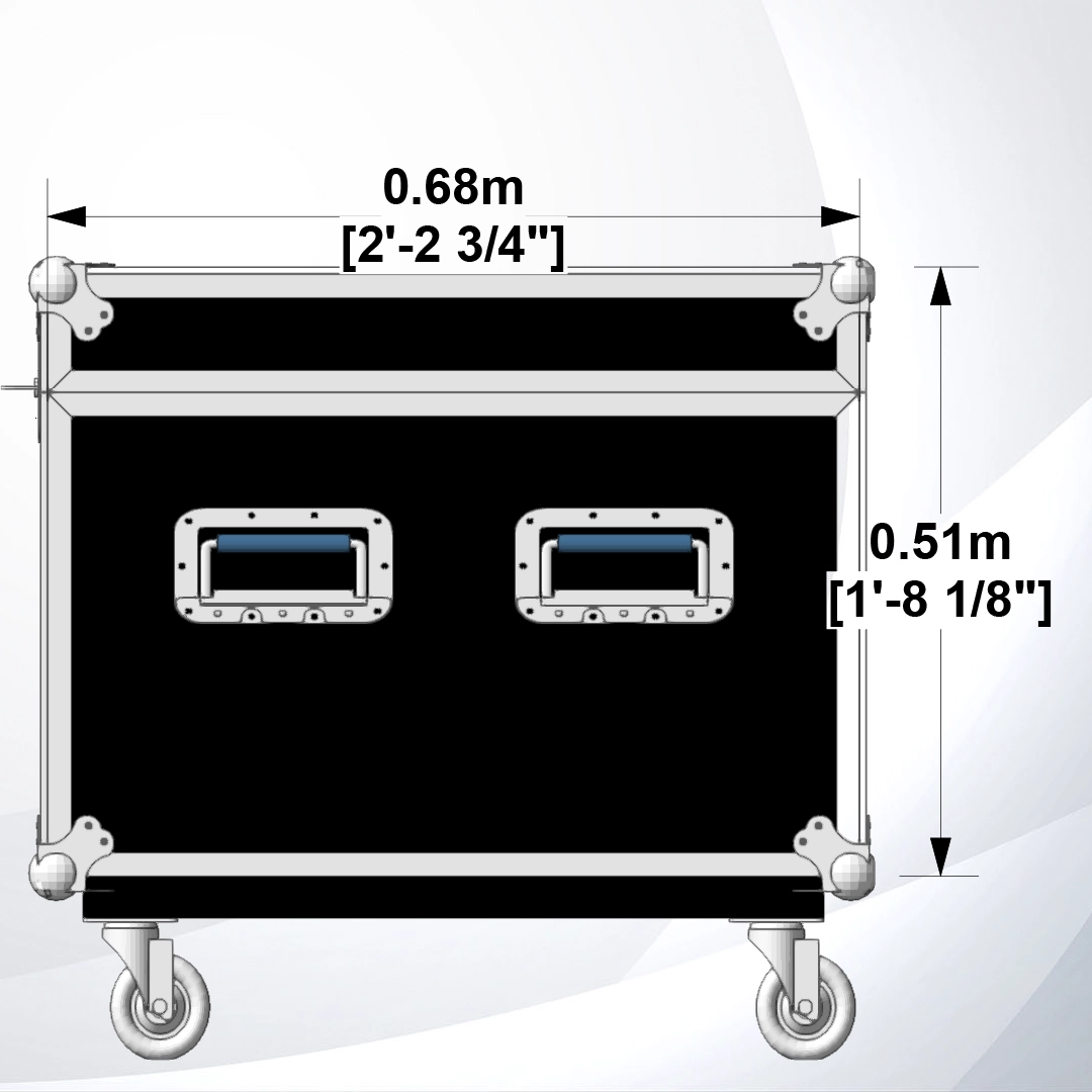 Vista Lateral Case para motor de 2 Ton CM Lodestar
