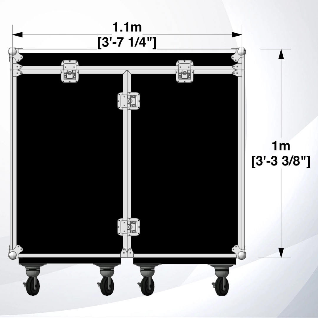 Vista Frontal de Working Case Duo Deluxe