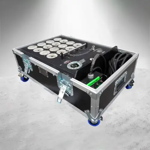 Working Case Duo con mesa de trabajo montado