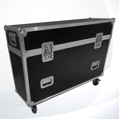 Case doble para dos pantallas de 50 pulgadas cerrado