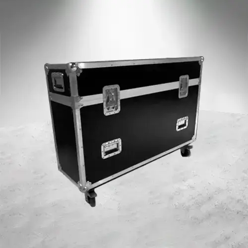 Case doble para dos pantallas de 50 pulgadas cerrado