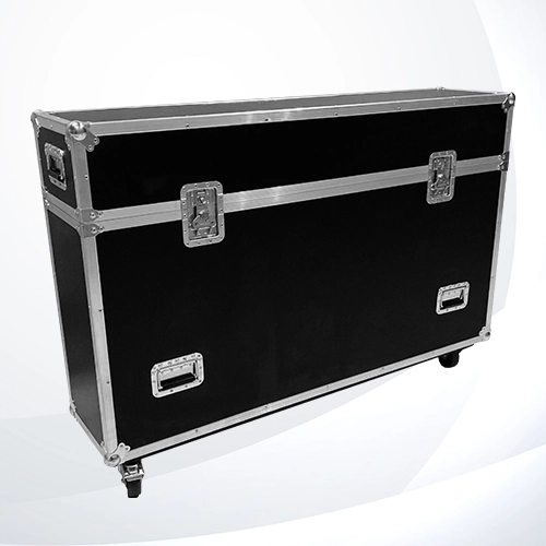 Case doble para dos pantallas de 65 pulgadas cerrado