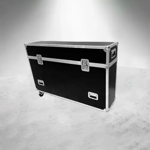 Case doble para dos pantallas de 65 pulgadas cerrado