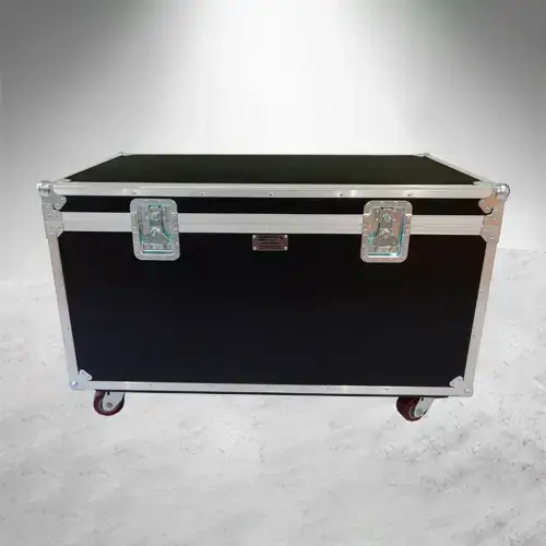 Case heavy custom para transporte de carga pesada, con cajones internos para organizar la carga pesada, cerrado