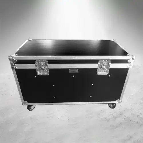 Case heavy reforzado con interior de solera de 1 y un cuarto de pulgada para transporte de carga pesada, cerrado